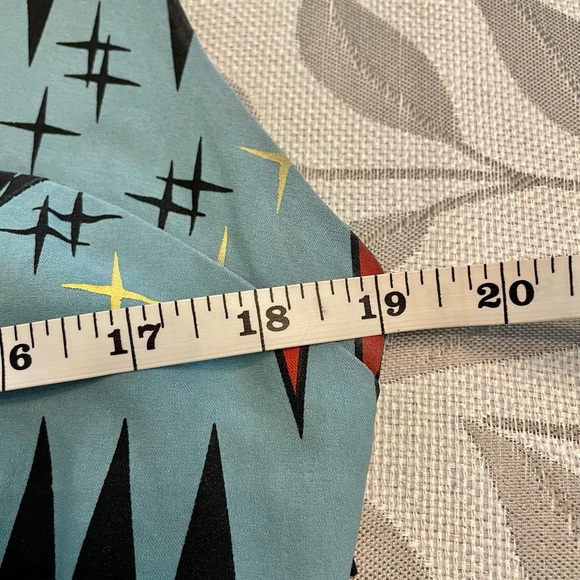 Sourpuss harlequin retro diamonds print swing dress size large - Picture 14 of 14